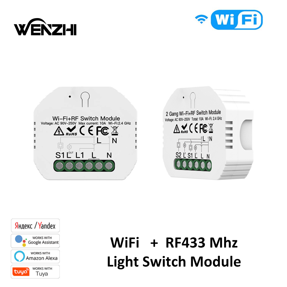 Home Automation Panel Diy - 1/2 gang interruptor de luz módulo