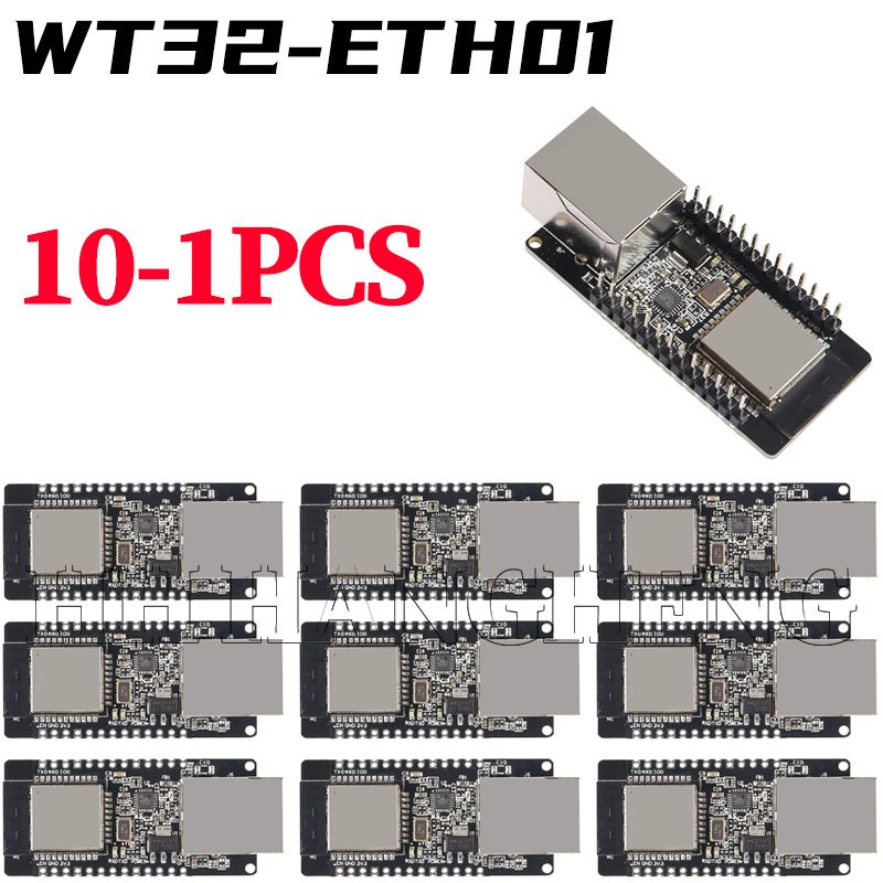 10-1 pces WT32-ETH01 porta ser - Ethernet Module W5500 avaliação e preço